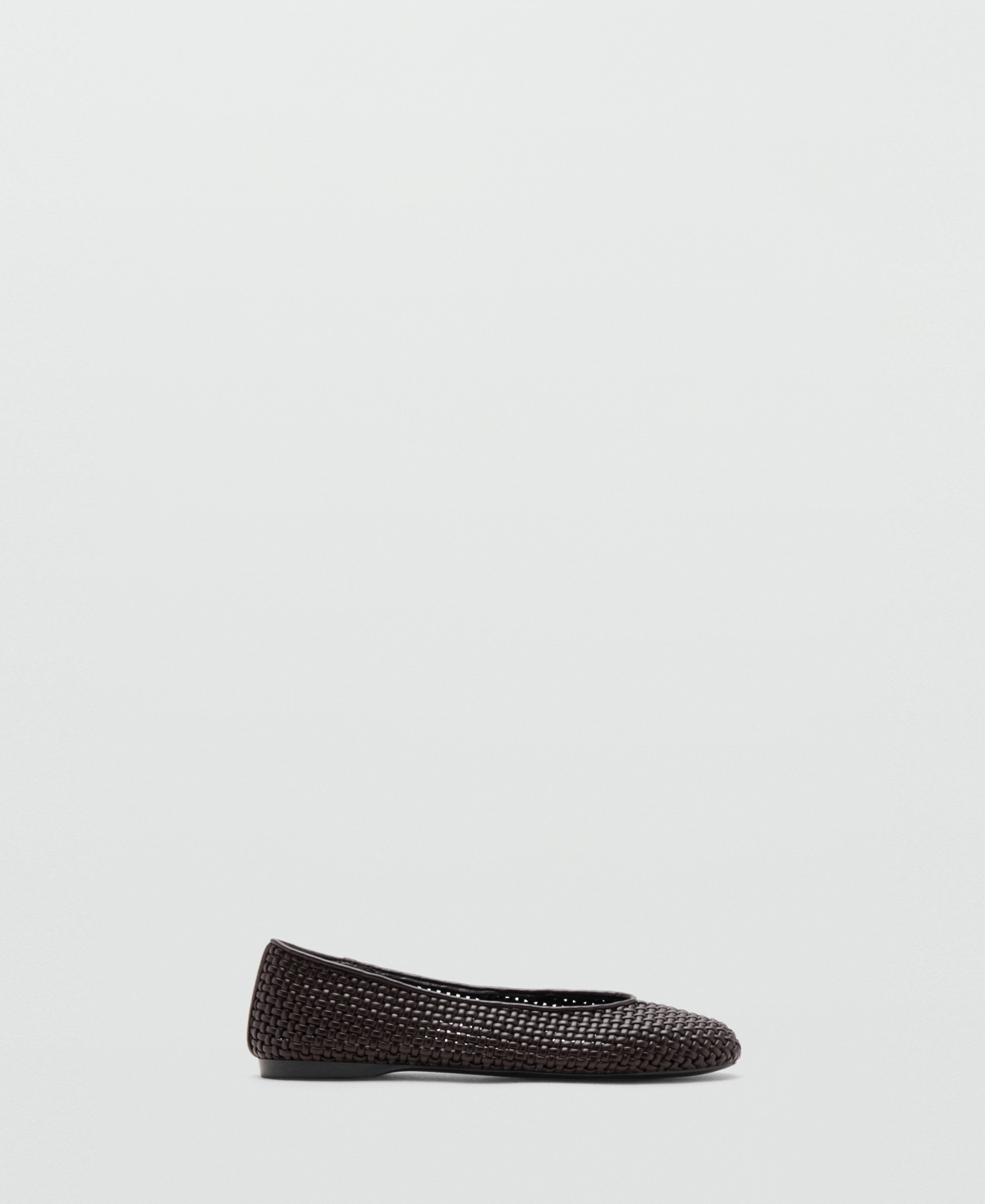Mango Women's Braided Ballet Flats