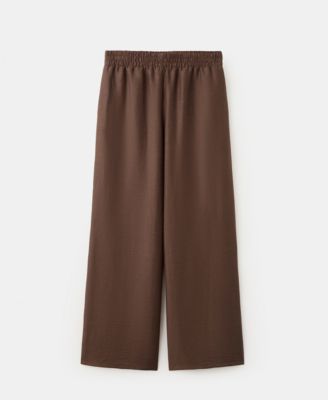 Women's Linen Palazzo Pants