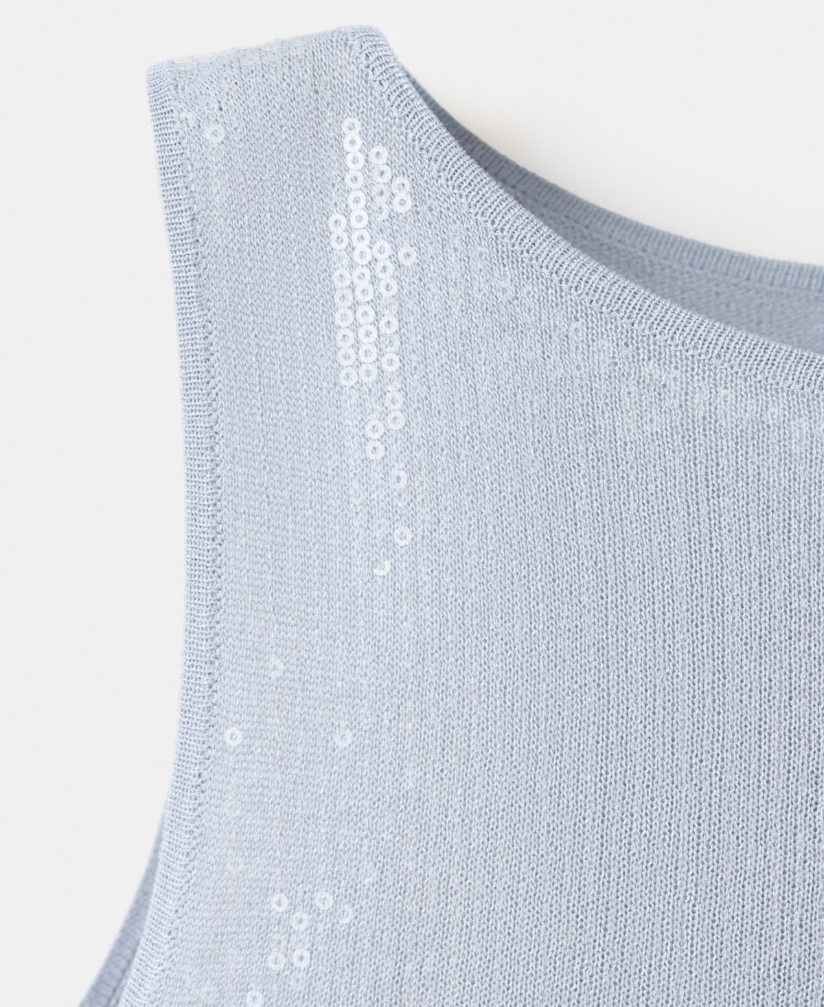 Mango Women's Sequins Knit Top