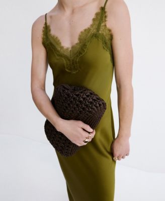 MANGO Women's Green Dresses | Macy's