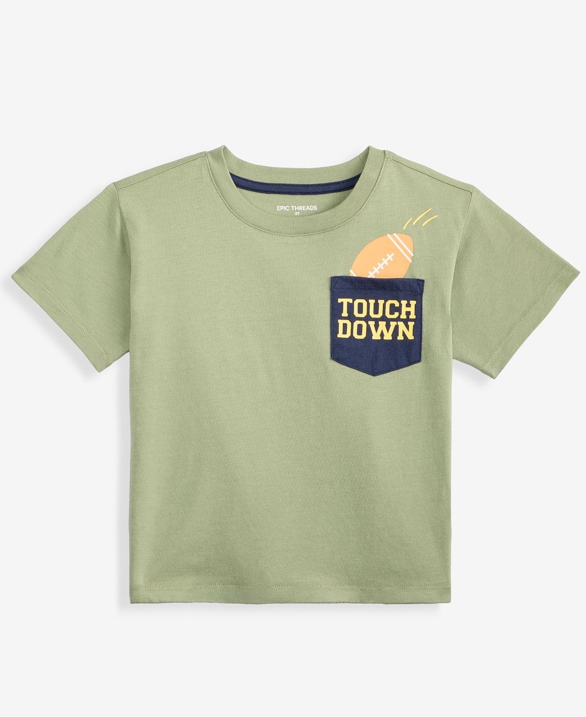 Epic Threads Toddler Boys' 12M-5T Oversized Pocket T-Shirt, Macy's Exclusive