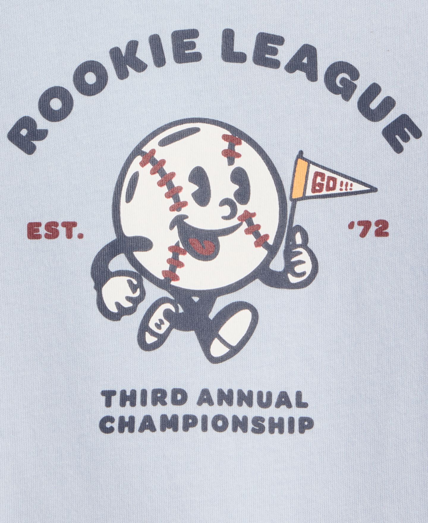 Футболка Epic Threads Rookie League T-Shirt для мальчиков-малышей, цвет: Niagara Mi — фото 3