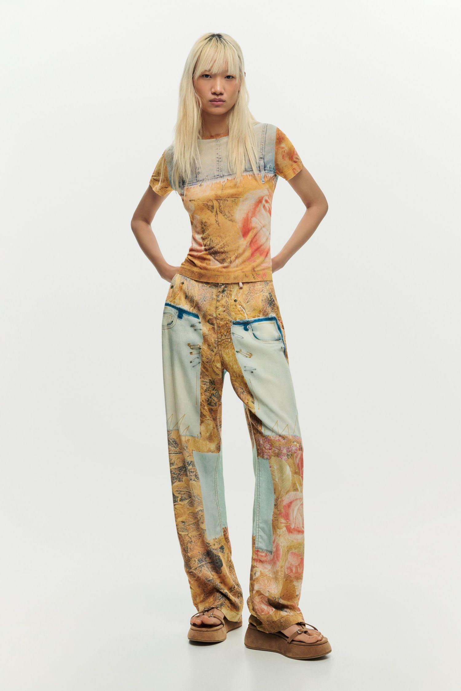 Women's Patchwork T-shirt