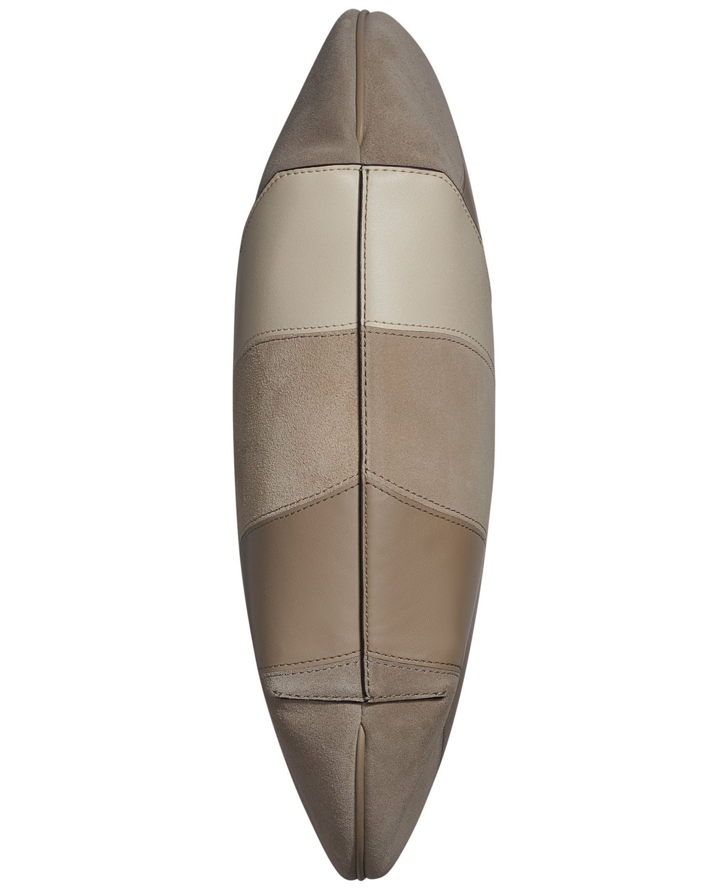 Женская сумка Donna Karan New York Baldwin Curve Pieced Large Shoulder Handbag, цвет: Нейтральный разноцветный — фото 5