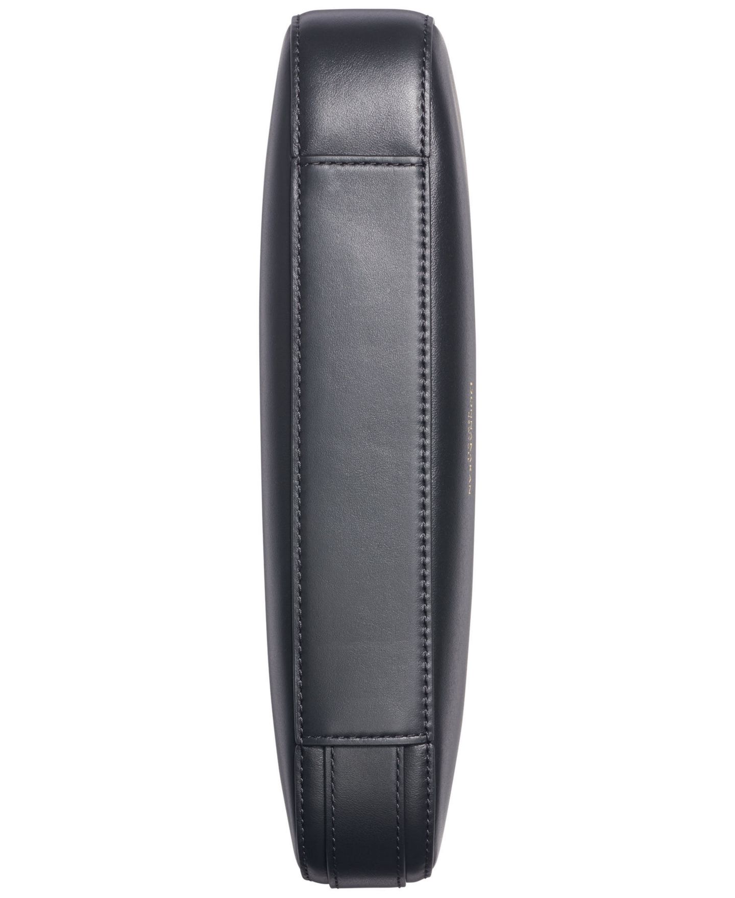 Женская сумка Donna Karan New York Jersey Small Shoulder Handbag, цвет: Чёрный / Золотой — фото 6