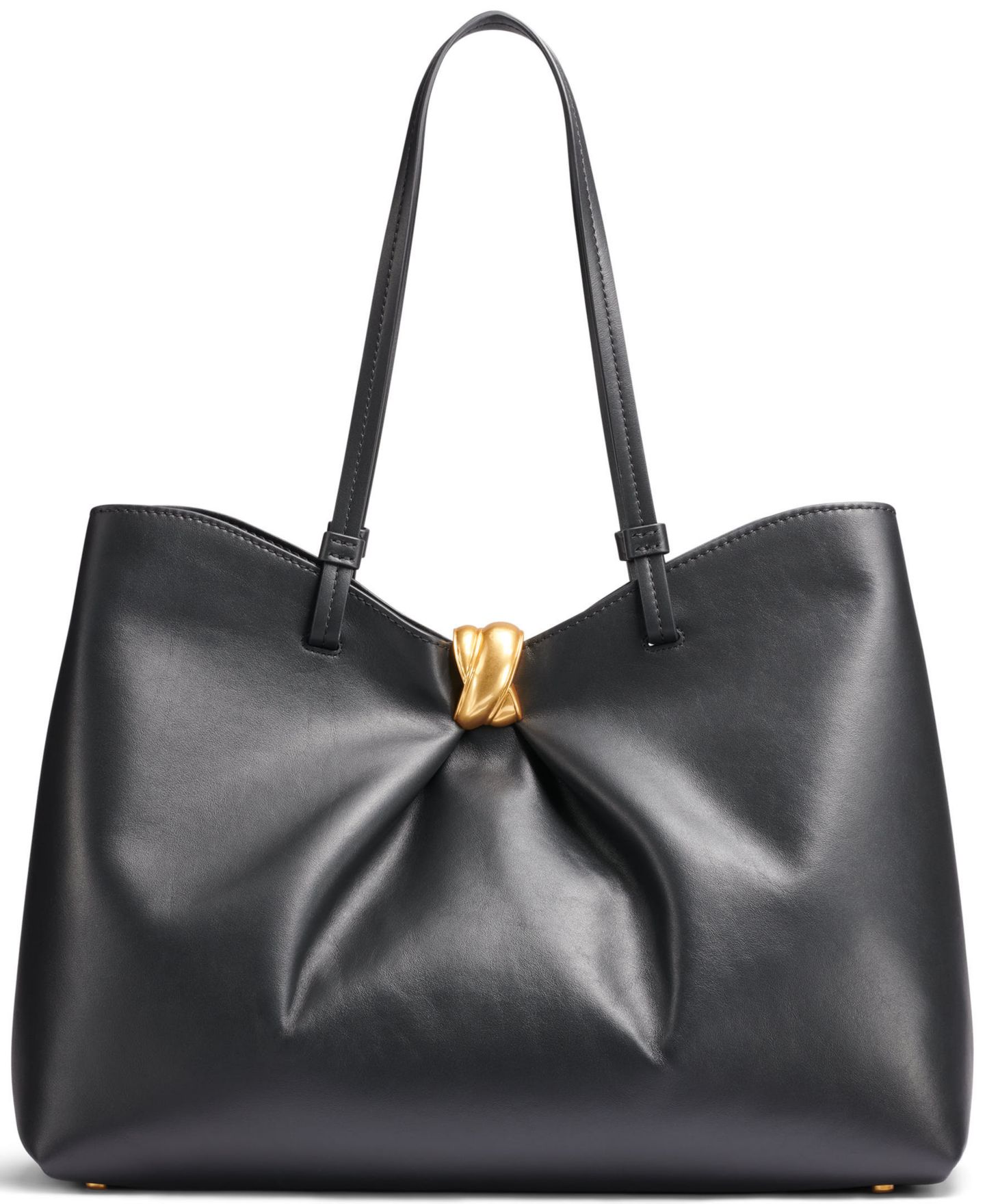 Женская сумка Donna Karan New York Cambric Large Tote Handbag, цвет: Чёрный / Золотой — фото 2