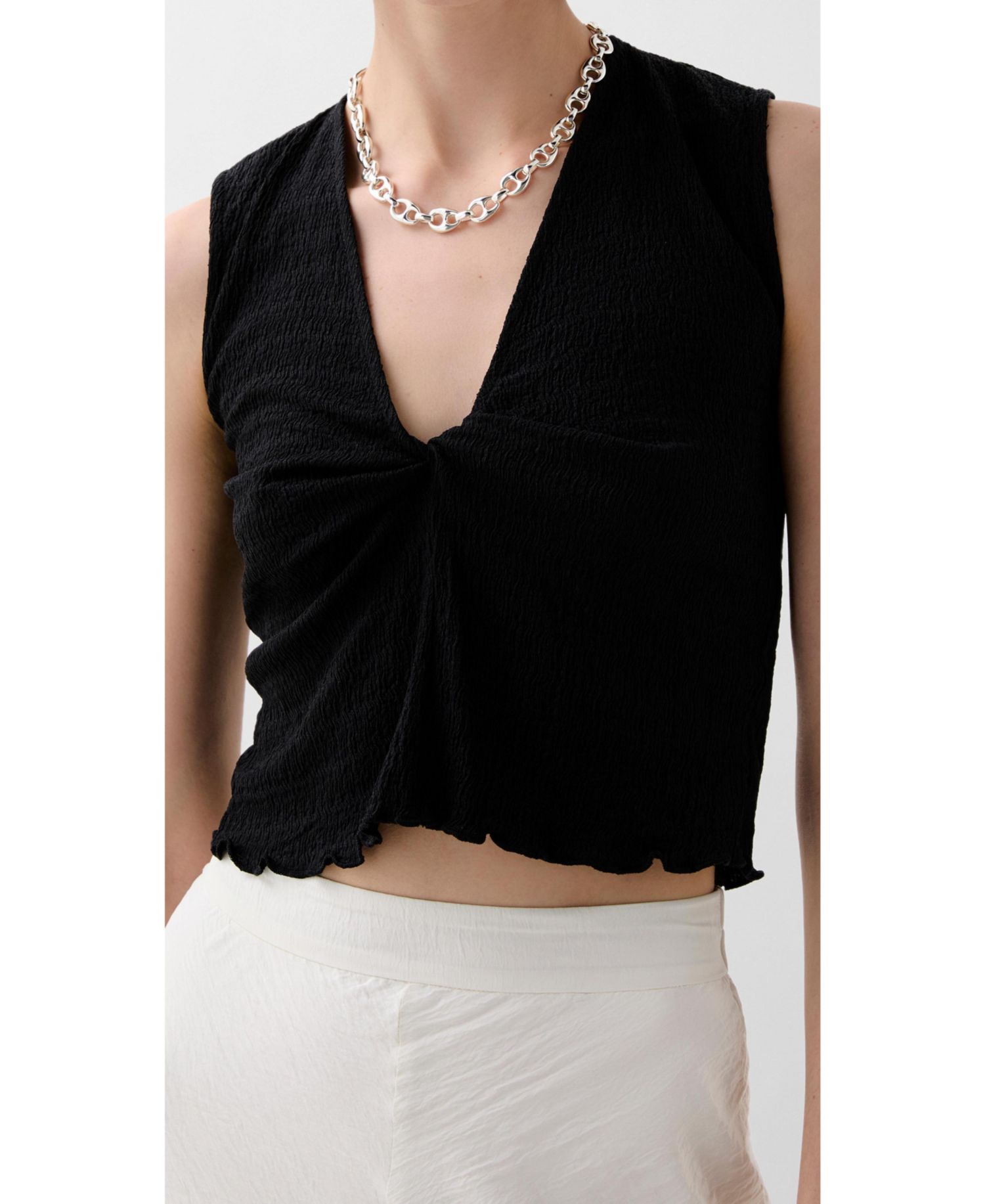 Women's Wrinkle Chestknot Tee