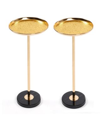 Marble Adjustable Side Table