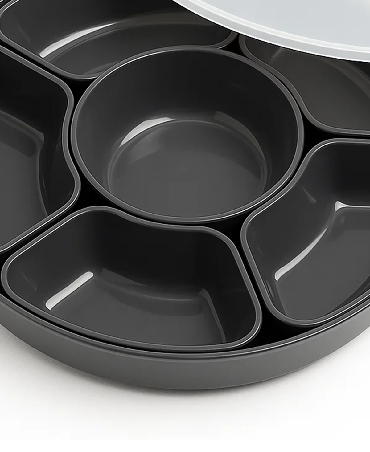 Abode Homewares Divided 8-Pc. Lazy Susan Serving Set
