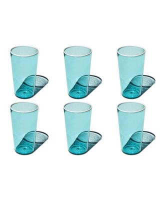 Contrast Acrylic Drinking Glasses, Set of 6