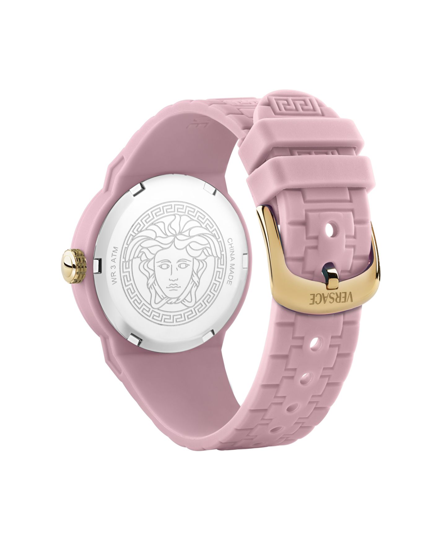 Детские часы Versace V-Pop Pink Silicone Strap Watch 34mm — фото 3