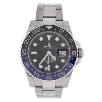 Oyster Perpetual Date GMT-Master II Batman Automatic Watch in Stainless Steel and Cerachrom 40mm