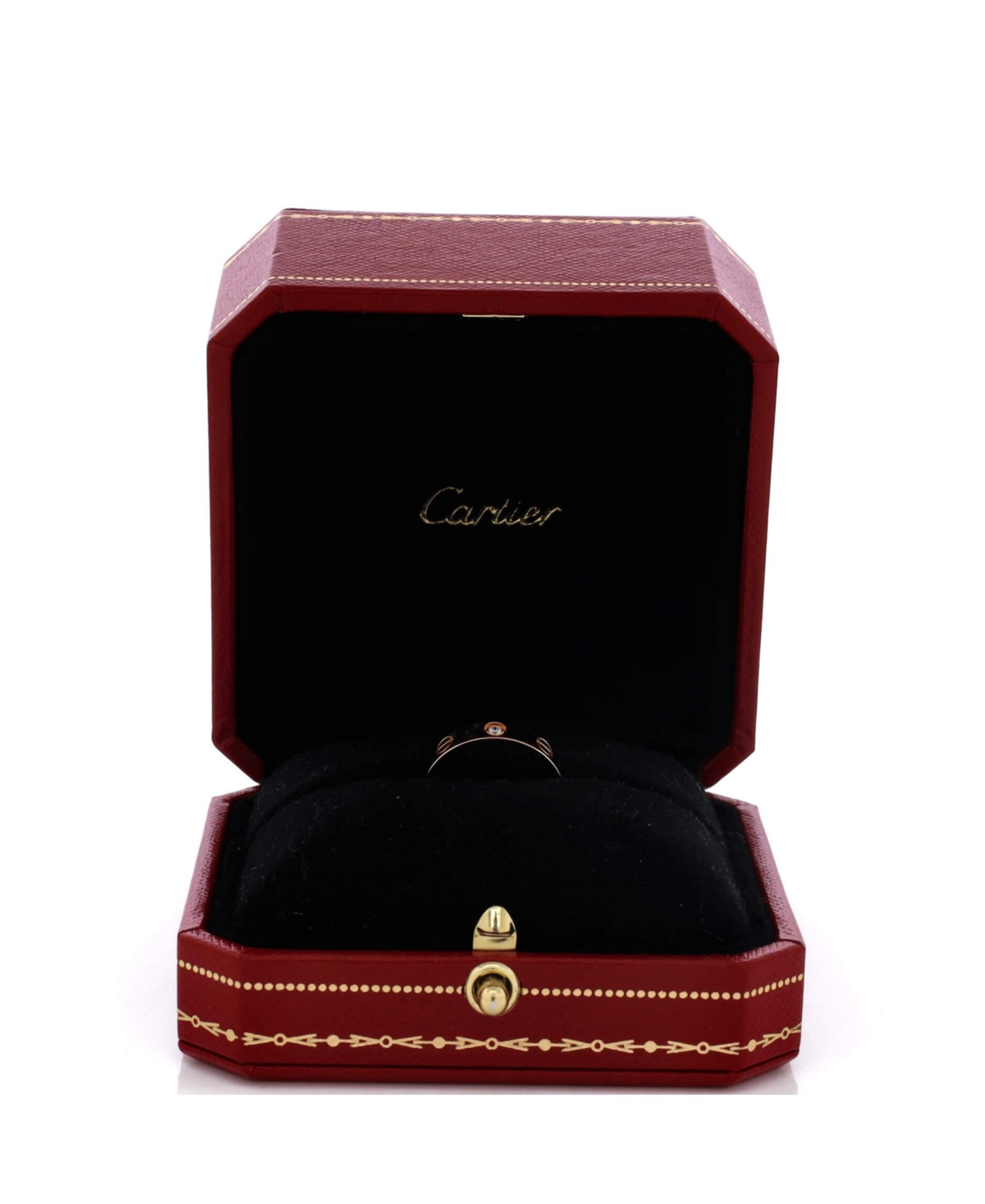 Pre-Owned Cartier Love Wedding Band 1 Diamond Ring