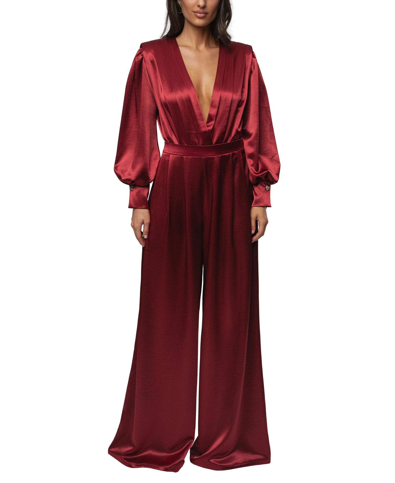 Satin Radiance Bodysuit and Satin Bliss Pleated Pant