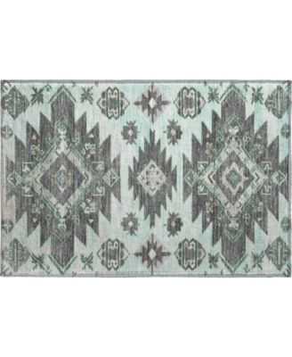 Mayfield Machine Washable AMF1945 1'8"x2'6" Area Rug