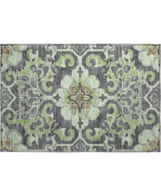 Mayfield Machine Washable AMF1947 1'8"x2'6" Area Rug