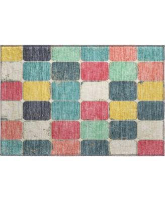 Mayfield Machine Washable AMF1948 1'8"x2'6" Area Rug
