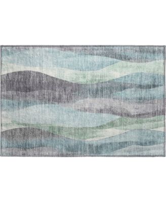 Mayfield Machine Washable AMF1989 1'8"x2'6" Area Rug