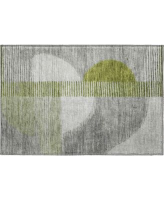 Mayfield Machine Washable AMF2001 1'8"x2'6" Area Rug