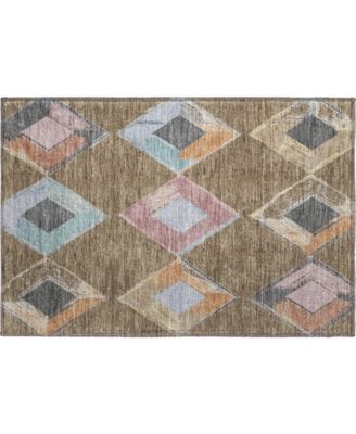 Mayfield Machine Washable AMF2004 1'8"x2'6" Area Rug