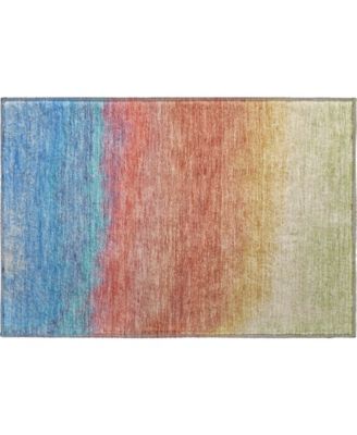 Mayfield Machine Washable AMF2012 1'8"x2'6" Area Rug