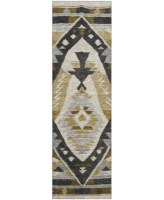 Mayfield Machine Washable AMF1916 2'3"x7'6" Runner