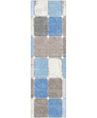 Mayfield Machine Washable AMF1948 2'3"x7'6" Runner