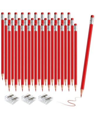 Pencils Eraser Pre-sharpened HB Writing Drawing School Supplies 36 sticks