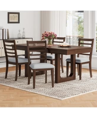 Farmhouse Upholstered Dining Chairs Set.