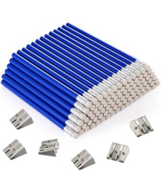 Fat Pencils Set With Erasers Sharpeners For Beginners