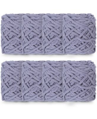 Chunky Chenille Yarn Crocheting Knitting Blanket Crafts