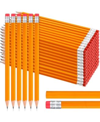 Pencils Bulk Erasers Unsharpened Wood HB School Supplies 400-count
