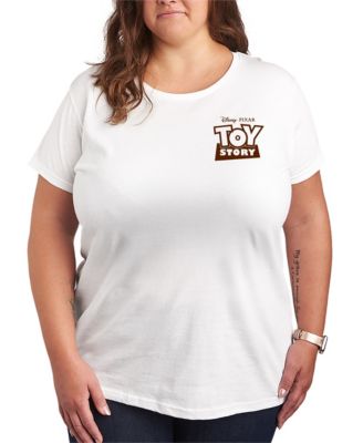 Plus Size Toy Story 4 Sheriff Woody Show Short-Sleeve Graphic T-Shirt