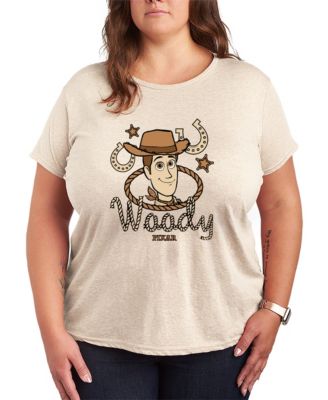 Plus Size Toy Story 5 Cowboy Woody Short-Sleeve Graphic T-Shirt