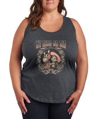 Plus Size Toy Story 5 Ride or Die Jessie Bullseye Racerback Sleeveless Tank Top