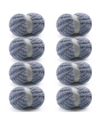 Chenille Chunky Yarn for Hand Knitting Crocheting 7.7 Ounce