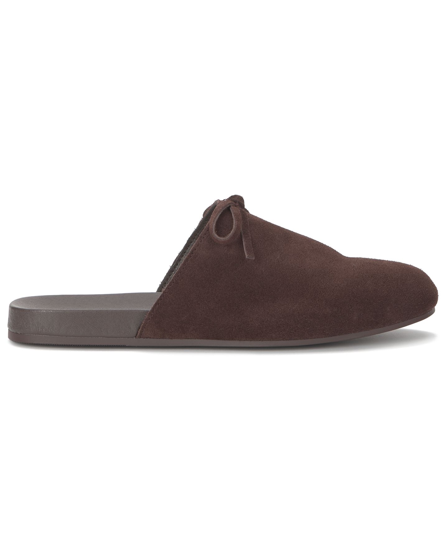 Женские сабо Lucky Brand Dafina Bow Mule, цвет: Шоколадный замшевый — фото 2