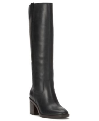 Women's Adana Extra Wide Calf Tall Block Heel Boots