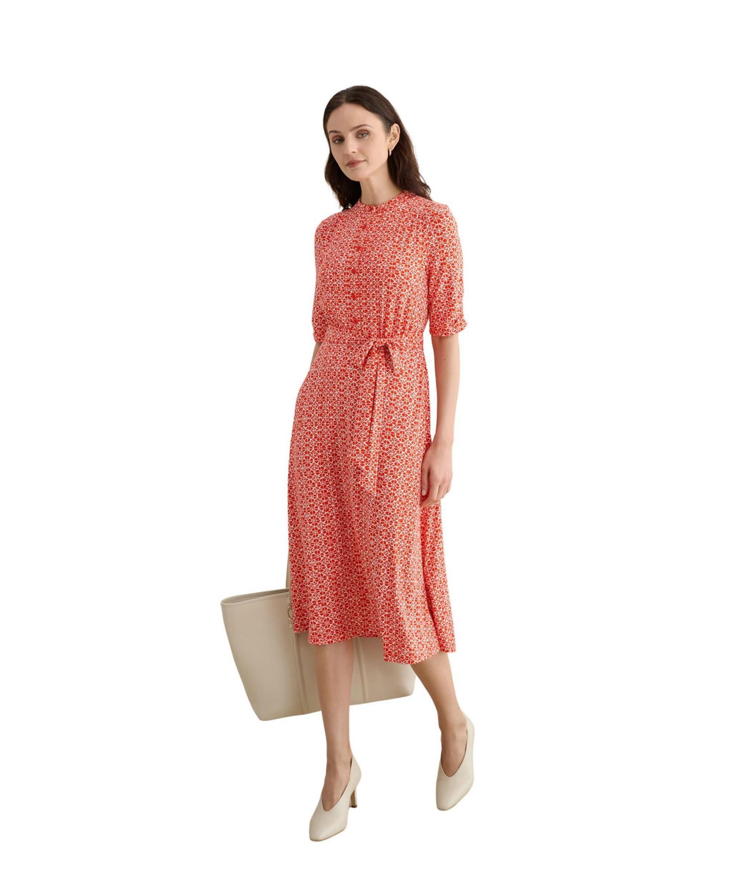 Women's Cathy 3/4 Sleeve Jersey Midi Dress