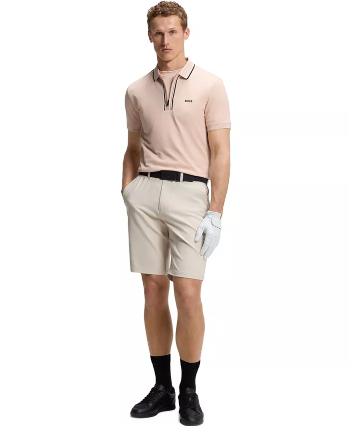 Men's Moisture-Wicking Stretch Cotton Slim-Fit Polo Shirt - thumbnail 9