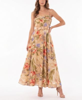 Women's Brown Floral Dresses | Macy's