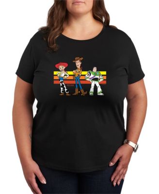Plus Size Toy Story 4 Jessie Woodie Buzz Short-Sleeve Graphic T-Shirt