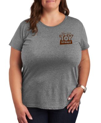 Plus Size Toy Story 4 Sheriff Woody Show Short-Sleeve Graphic T-Shirt