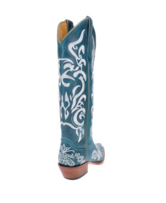 Malibu Beach Surf Classics Women's Premium Western Leather Boots