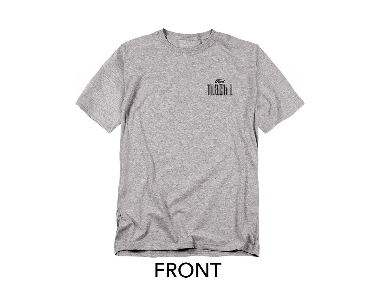 Men's Ford Mach 1 Logos Front Back T-Shirt