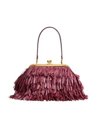Kisslock Medium Straw Frame Bag 27