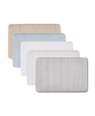 Solid Memory Foam Bath Rugs