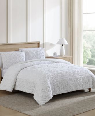Emblem Chenille 3-Pc. Comforter Sets