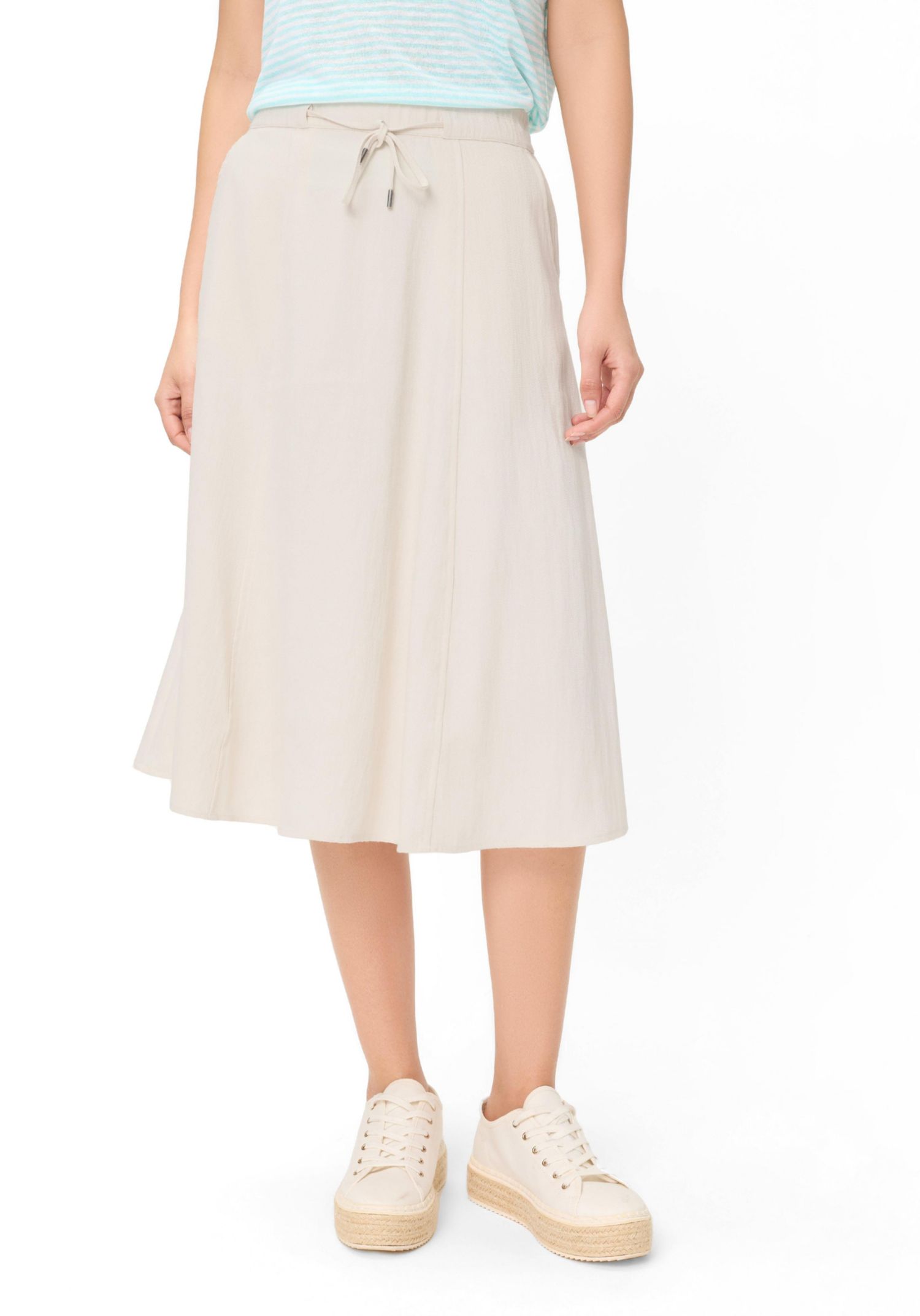 Women's Twill A-Line Skirt