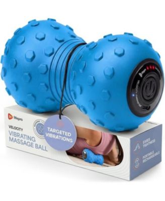 4-Speed Vibrating Massage Ball - Compact Peanut Foam Roller for Deep Tissue Massage, Mobility, and Muscle Recovery